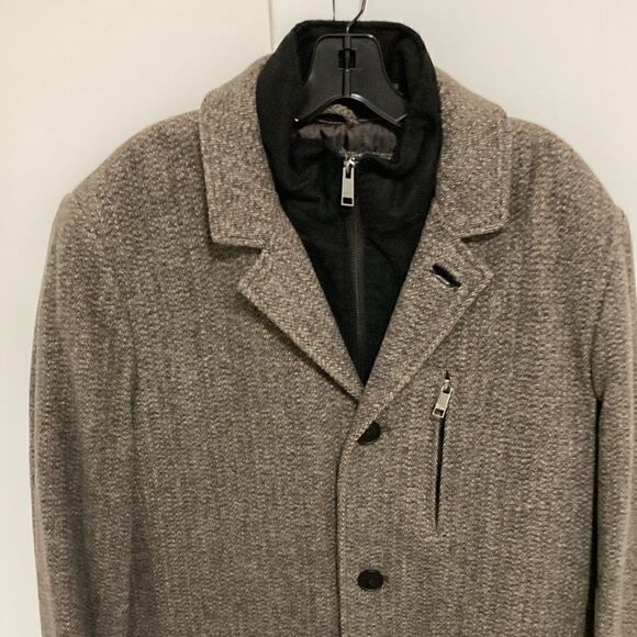 Marc New York by Andrew Marc NWOT Men’s Coyle Wool Blend Melton Coat. Size M. - Picture 2 of 10